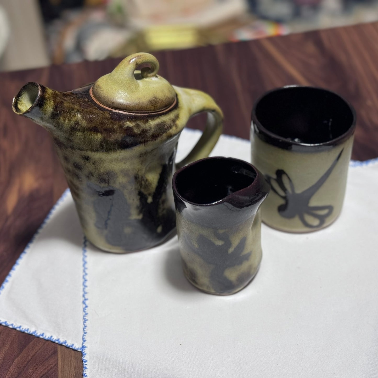 GHITA LEVIN  Stoneware Tea Set
