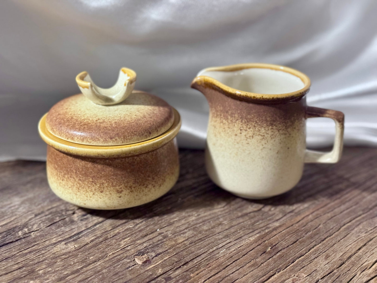 Mikasa Stylecraft Creamer and Sugar Bowl