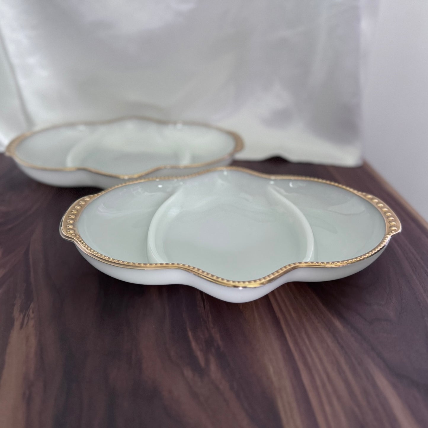Anchor Hocking Milk Glass Pickle Dish