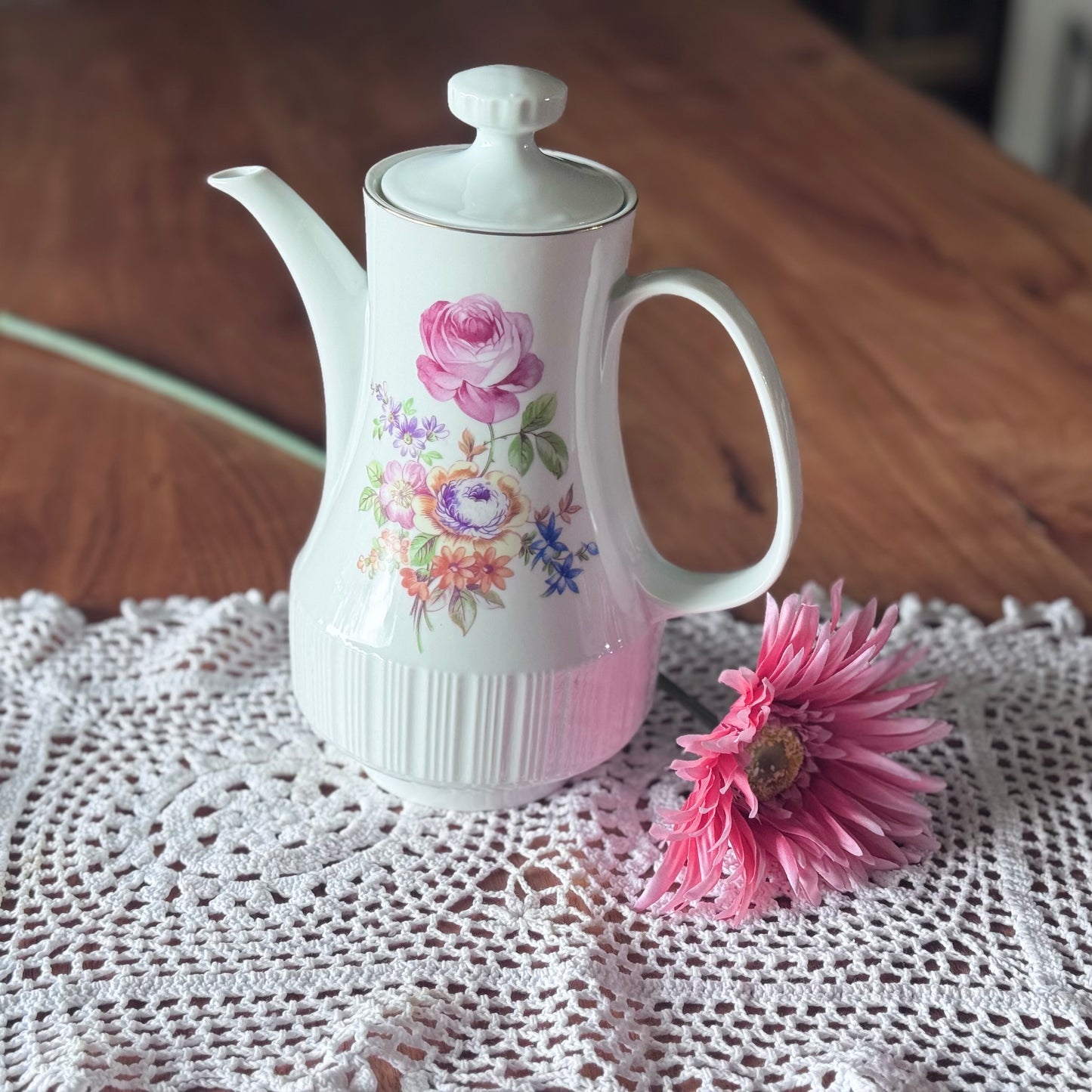CP Floral Porcelain Teapot