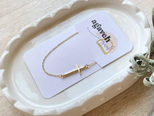 The Faith Necklace: Gold