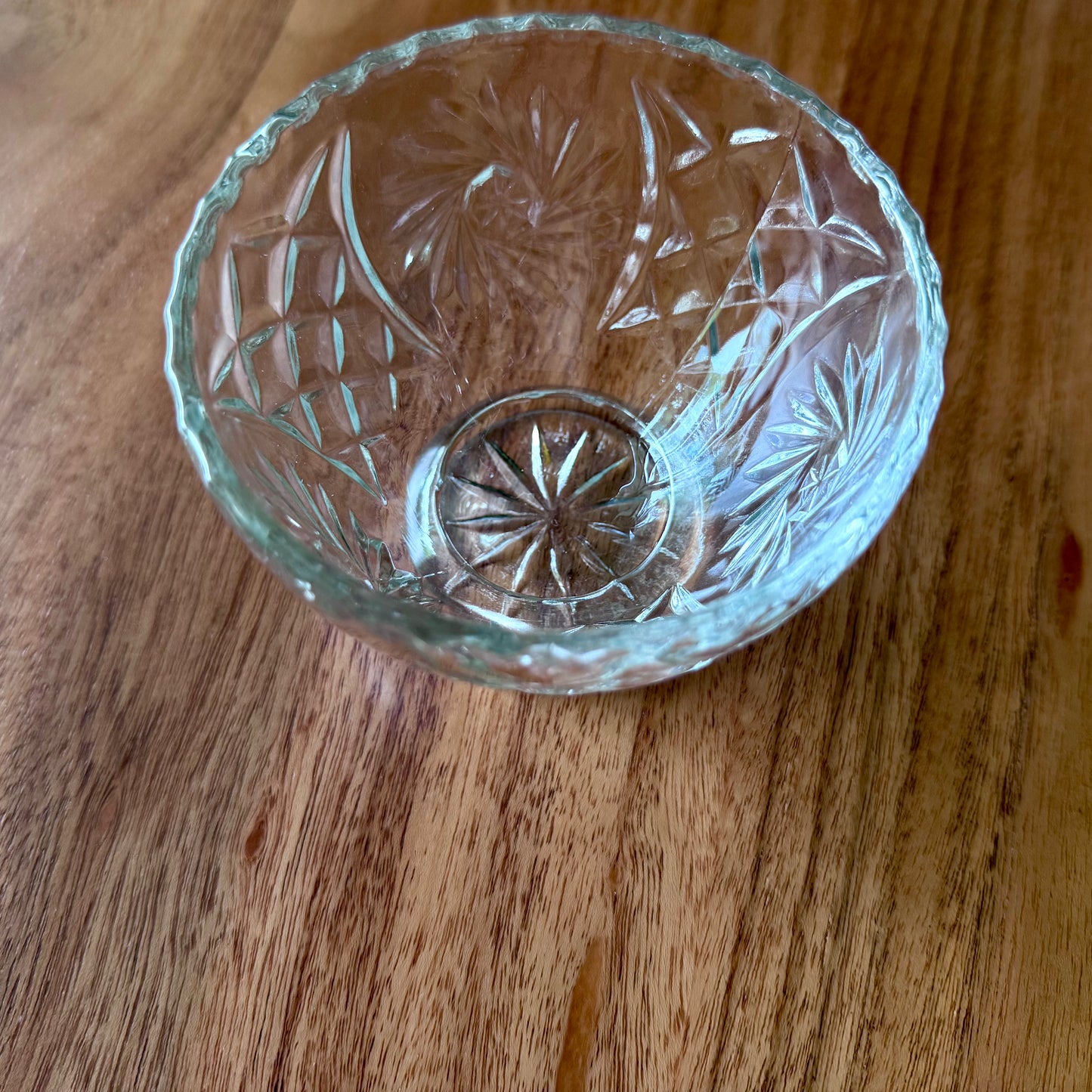 Cut Crystal Cream & Sugar Bowl