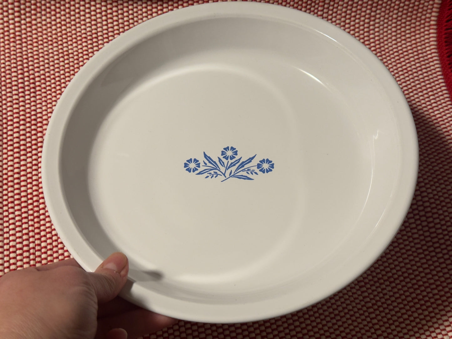 Corning Ware Blue Cornflower Pie Plate