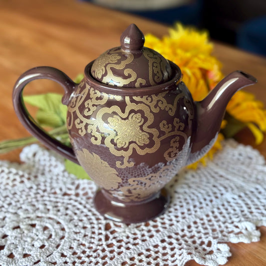 Pottery Barn Chinoise Teapot