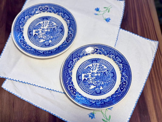 Blue Willow Saucers