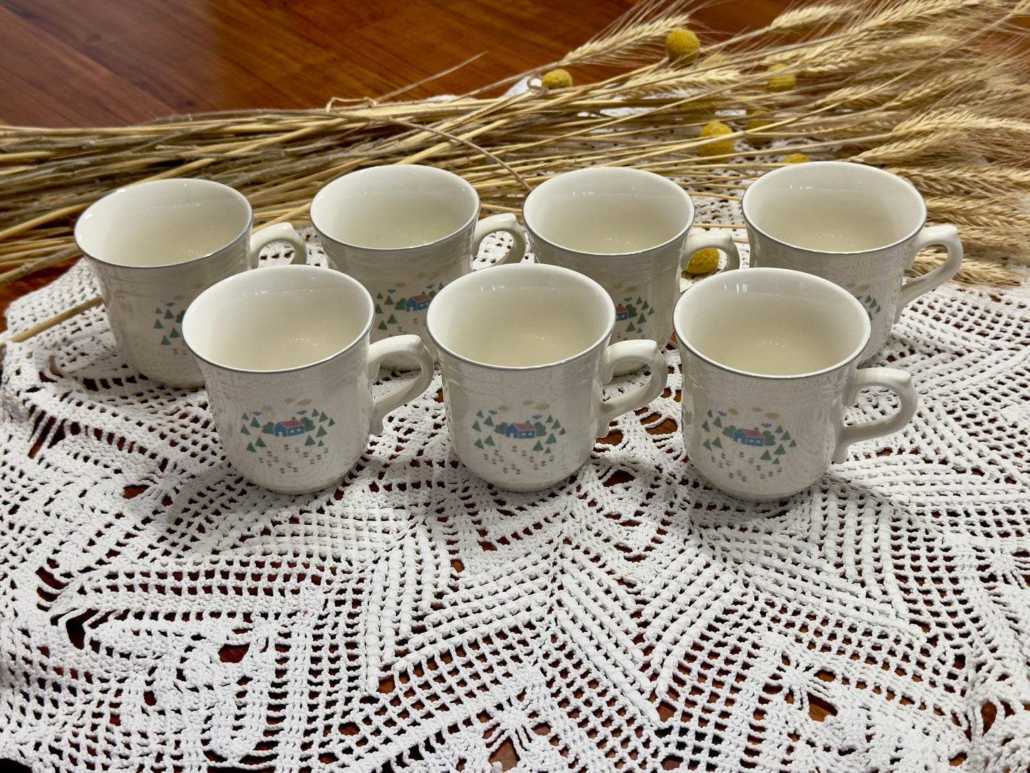 Sango Indonesia Home Sweet Home 1987 Mugs