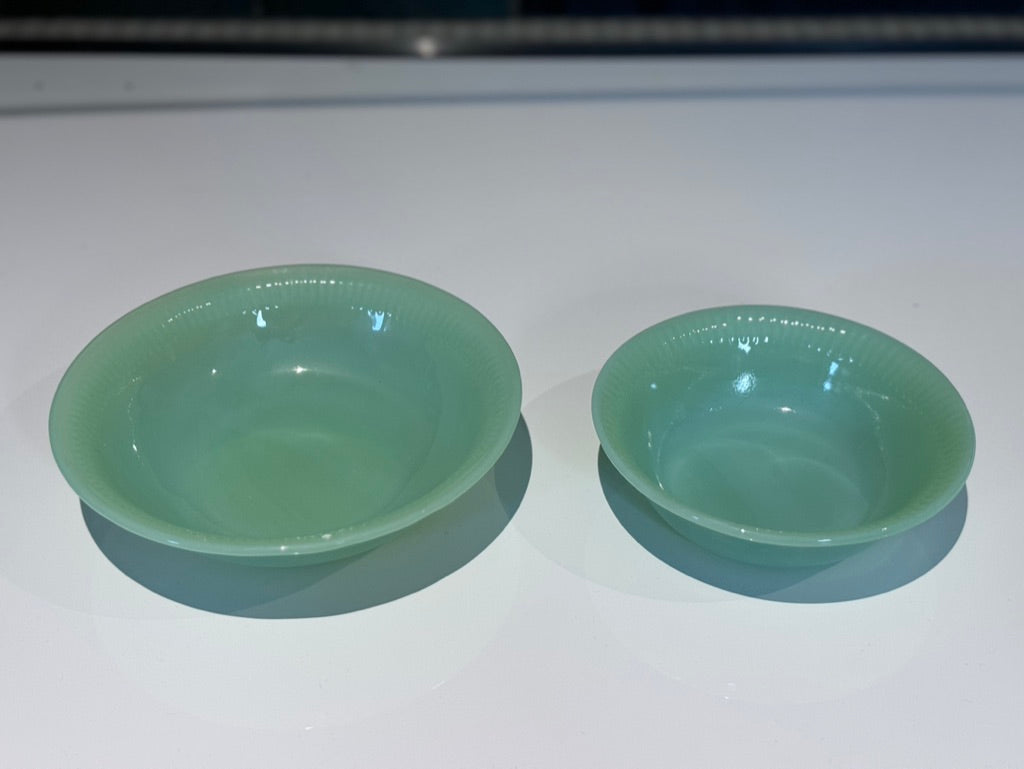 Fire King Jadeite "Jane Ray" Bowls