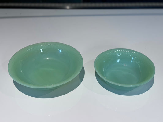 Fire King Jadeite "Jane Ray" Bowls