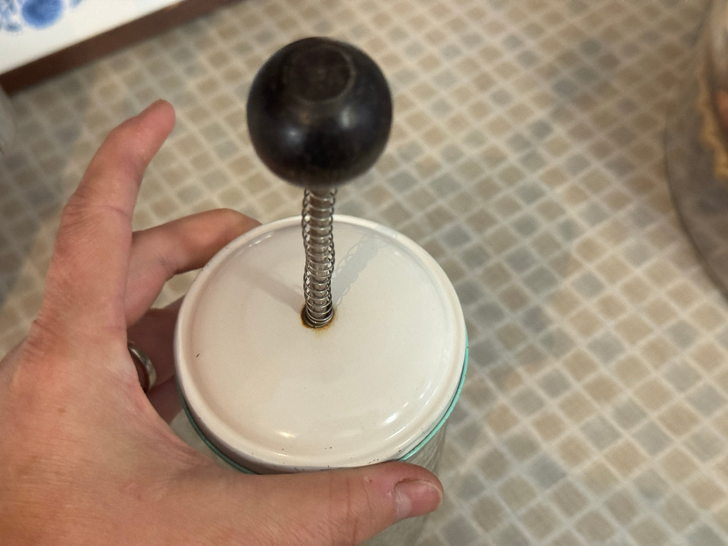 Vintage Androck Glass Hand Chopper