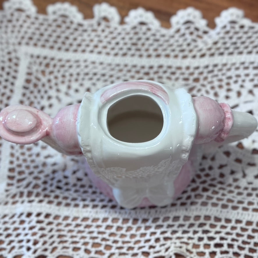 Vintage Ceramic Waitress Teapot
