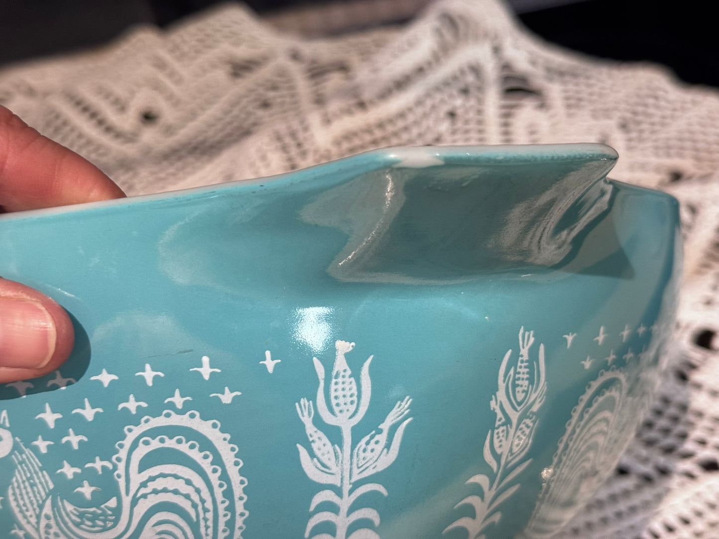 PYREX Butterprint #444 Cinderella Mixing Bowl