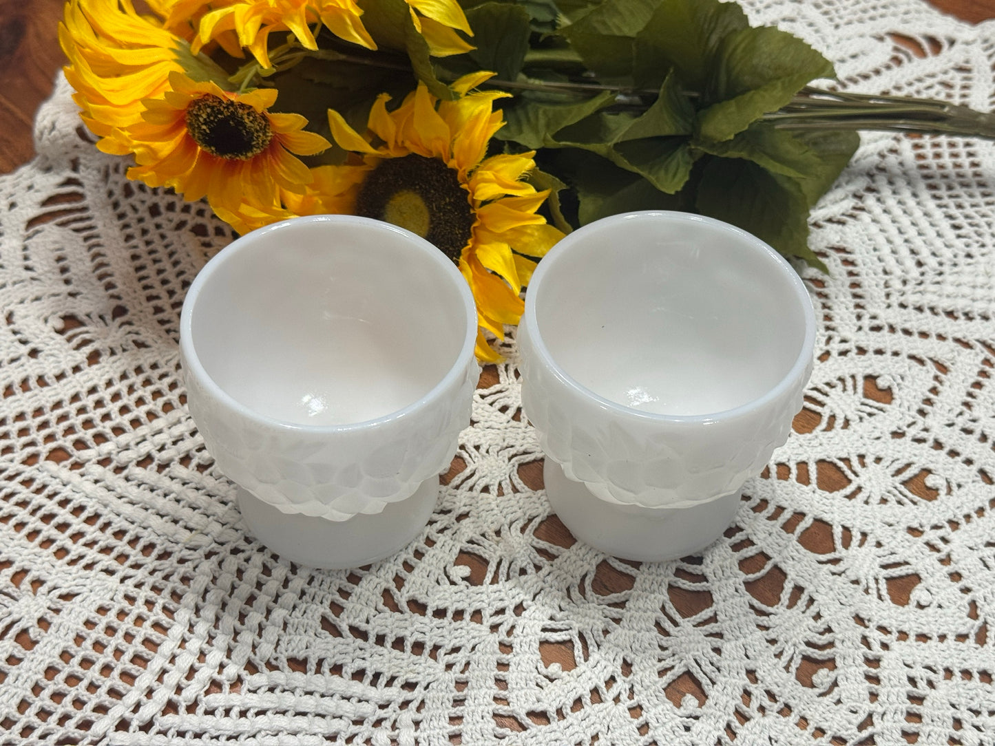 Vintage Milk Glass Compote/Dessert Cup