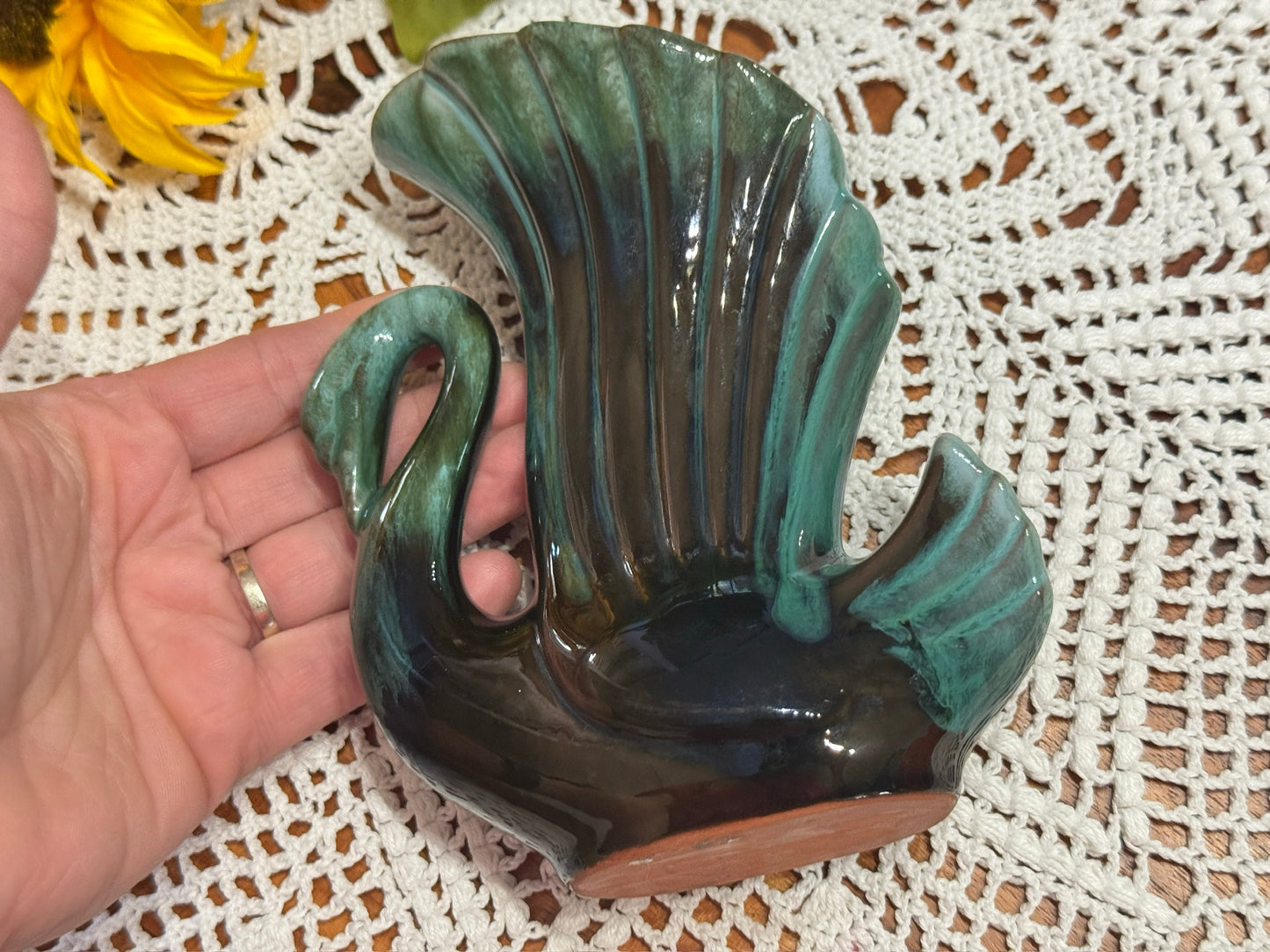 Blue Mountain Pottery (BMP) Swan Vase