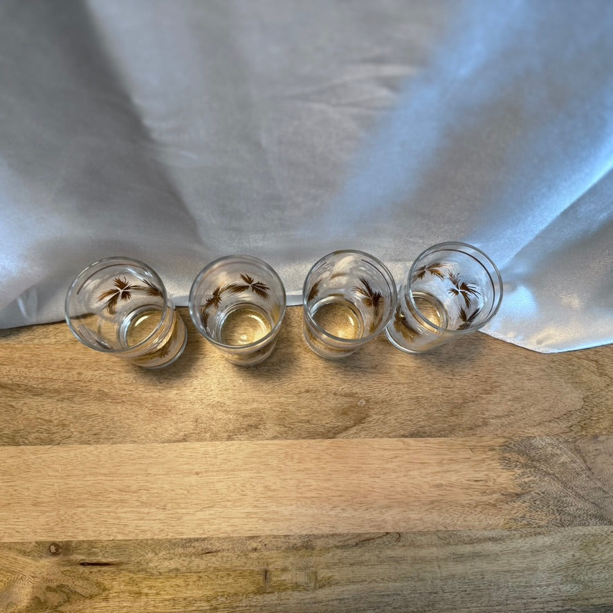 Libby Golden Palm/Sunburst Accents Glasses