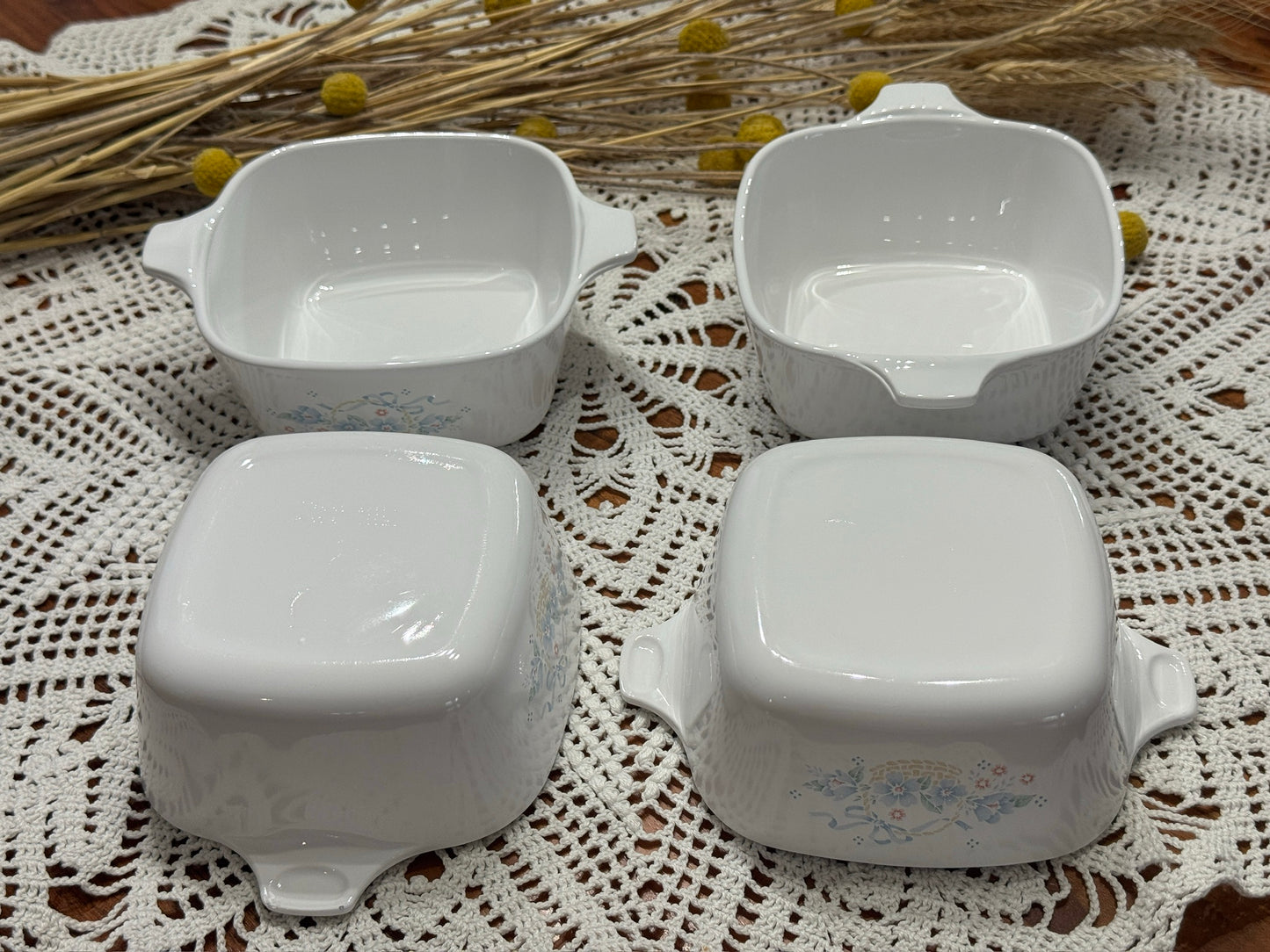 Corning Ware 'Country Cornflower' P-43-B 700 ml Casserole Dish