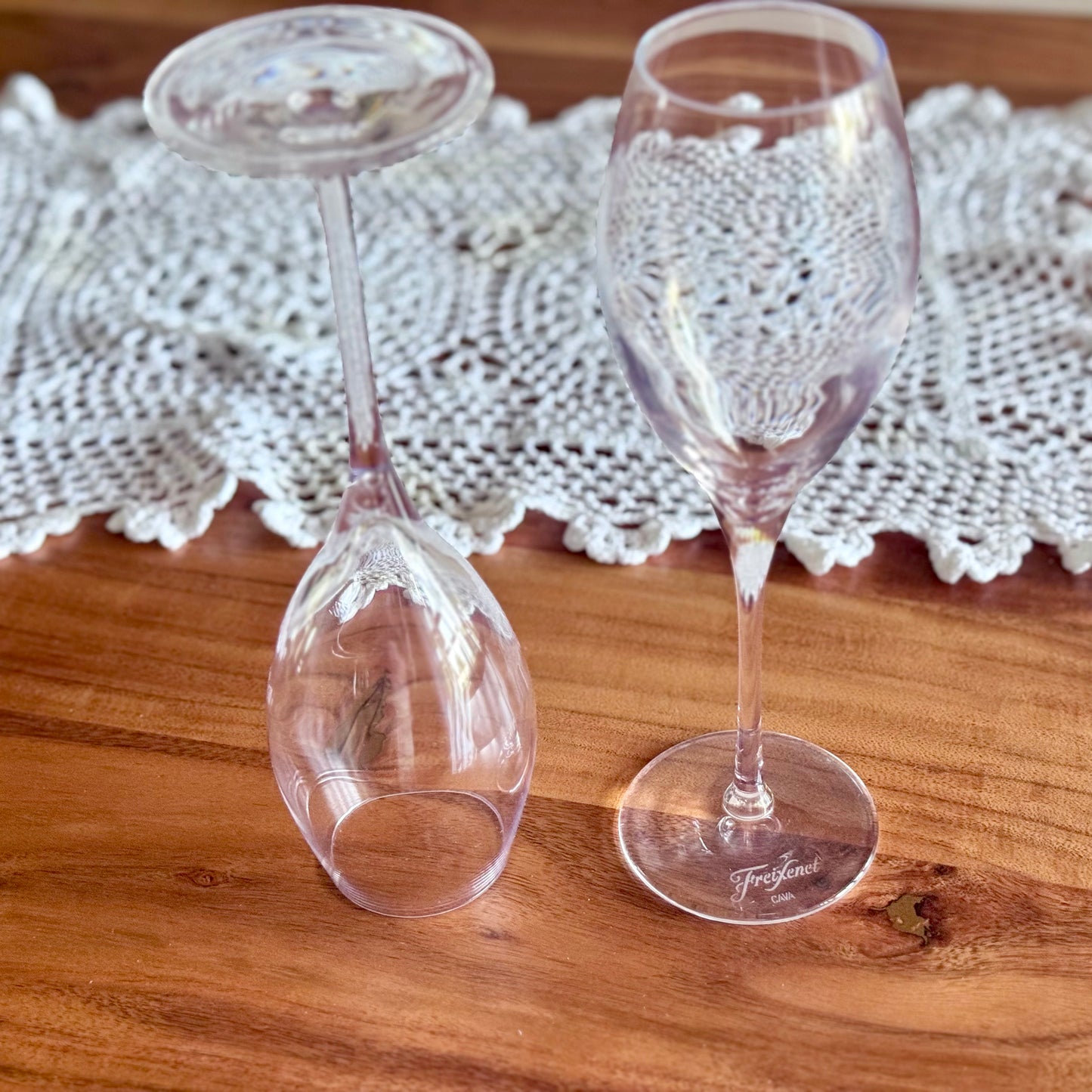 Freixenet Cava Crystal Wine Glass Made In Spain