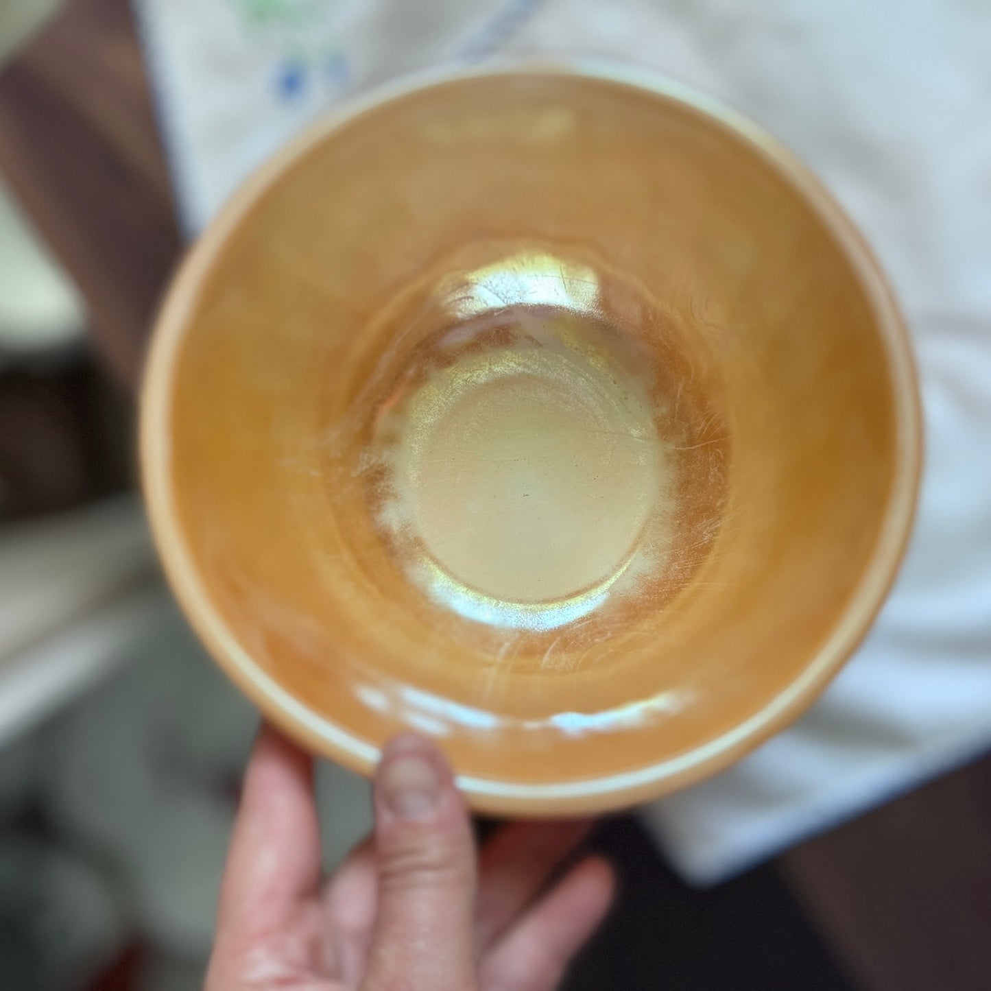 Fire-King Ribbed Swirl Medium Bowls
