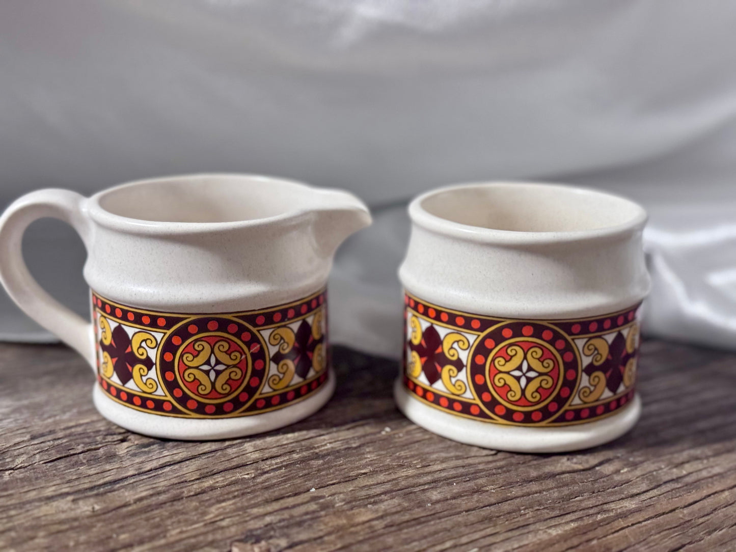Sadler Cream & Sugar Bowl