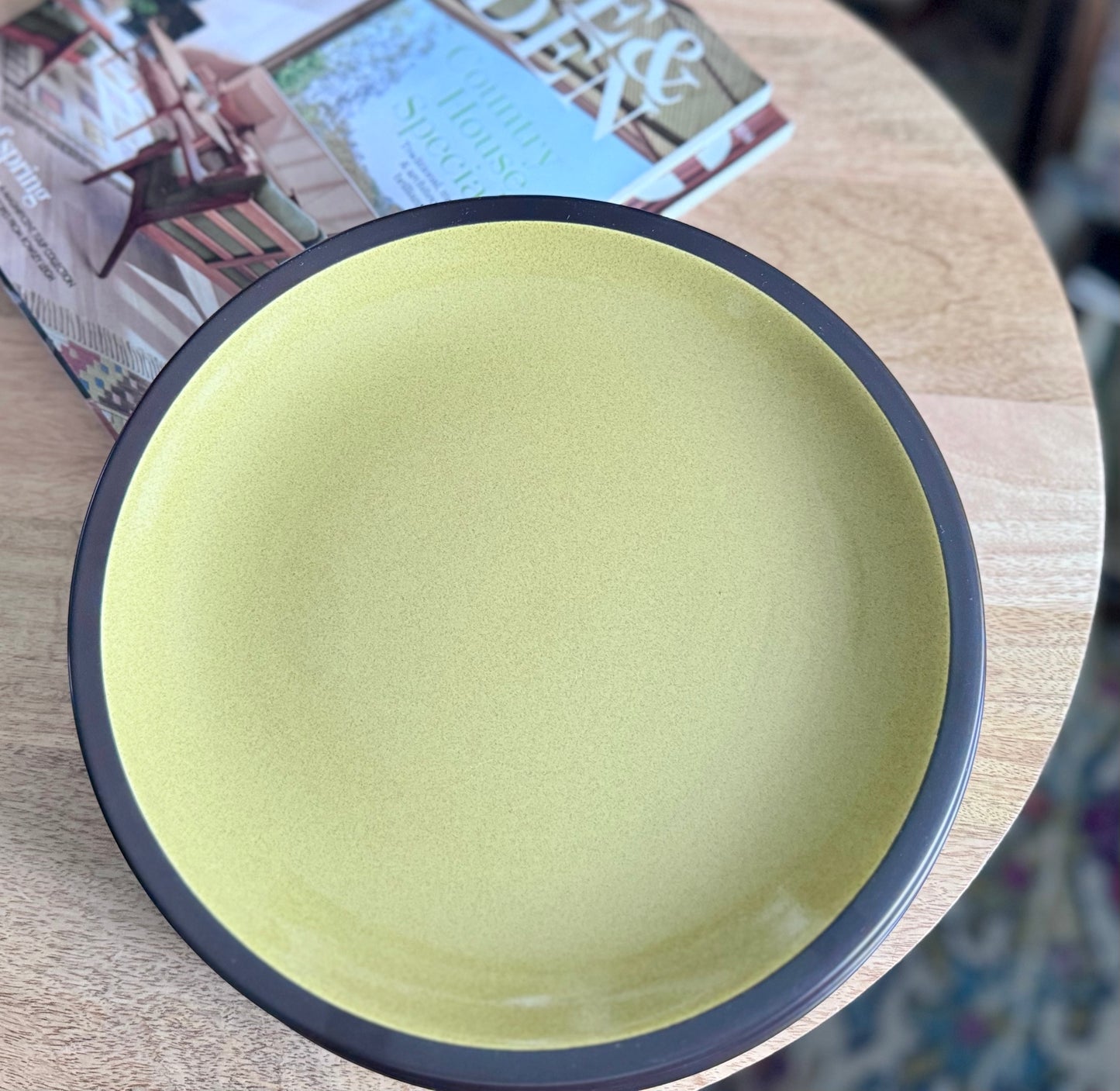 Mikasa Terra Stone "Spring Tea" Dinner Plates