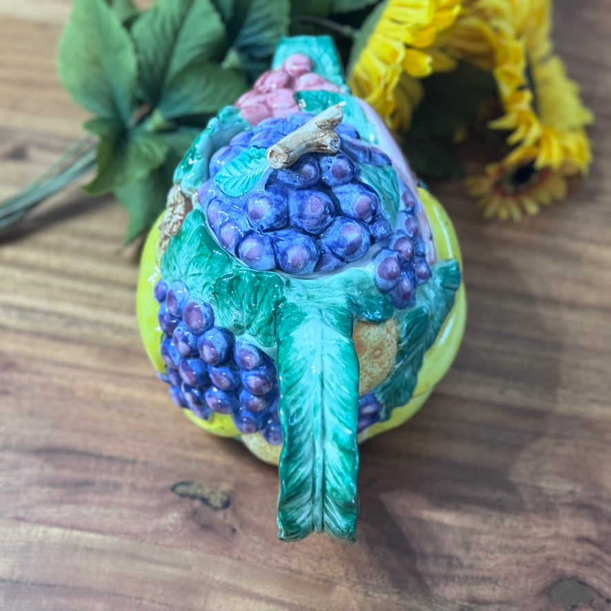 Fitz & Floyd Calypso Fruit Teapot