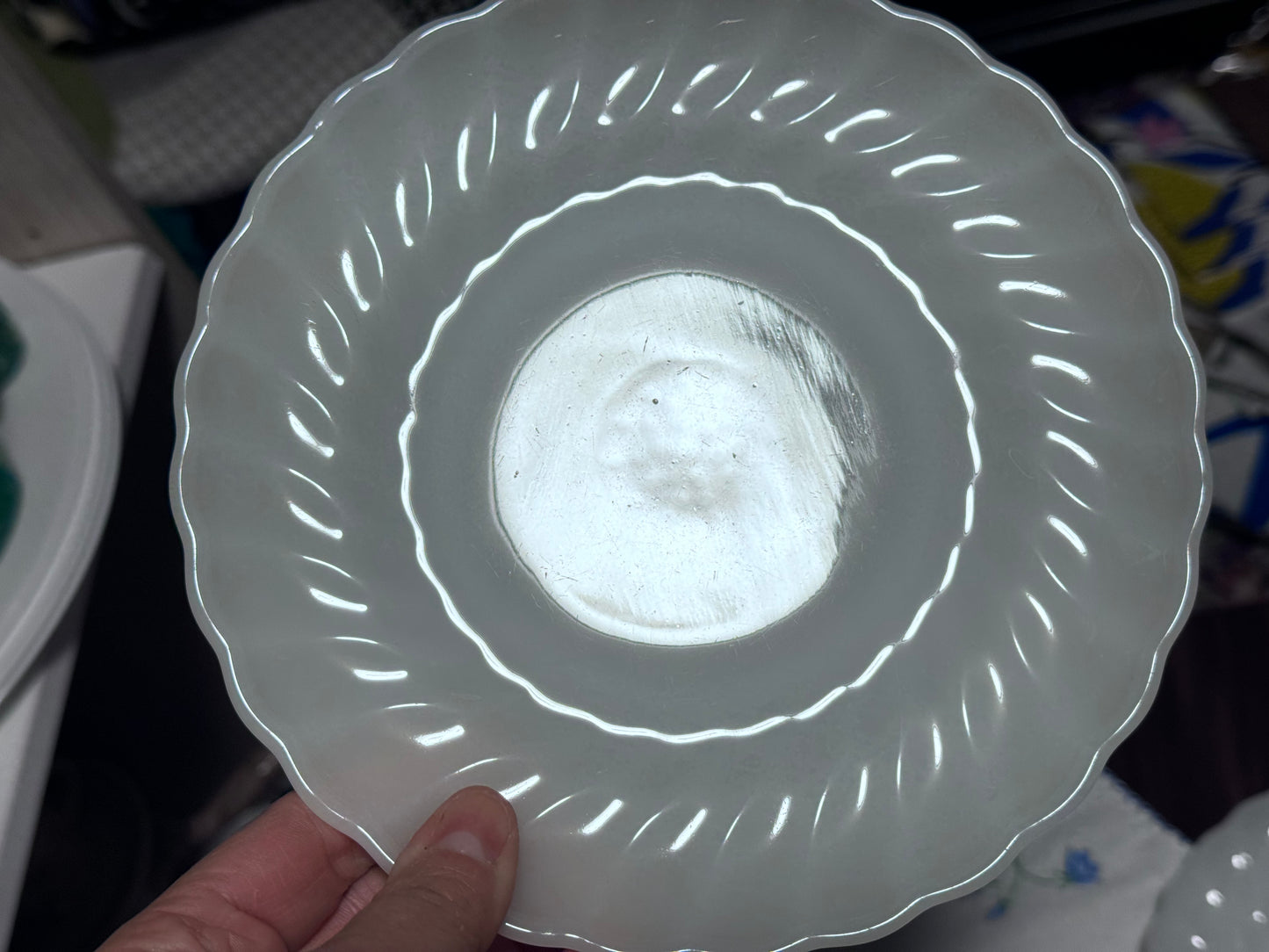 Anchor Hocking Fire-King Swirl Salad Plates