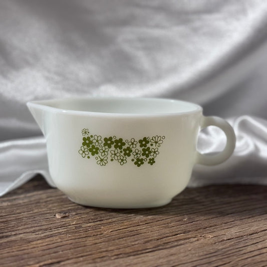 PYREX Green Spring Blossom Gravy Boat