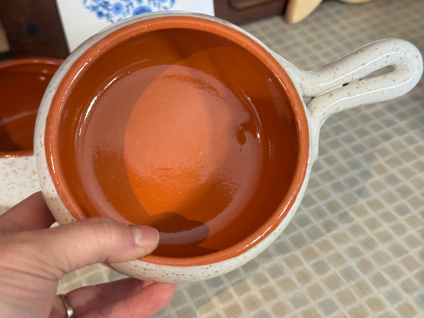 De Silva Terracotta Soup/Chili Bowls with Handles