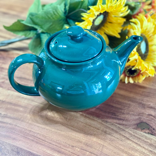 Porcelain Green Glazed Teapot