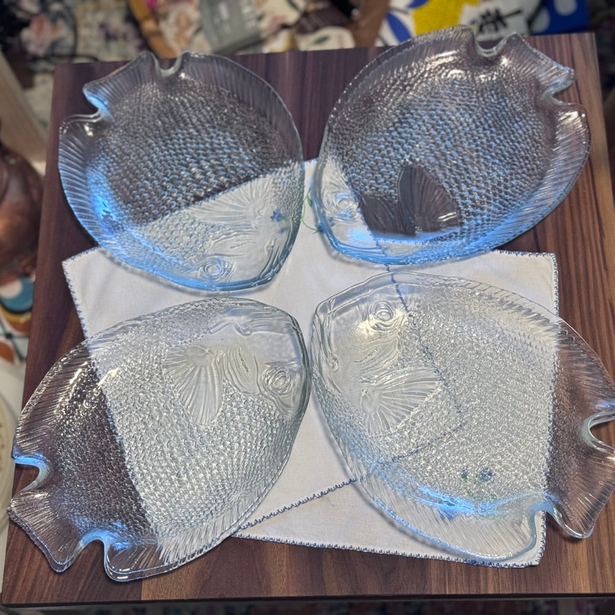 Arcoroc France Fish Plates