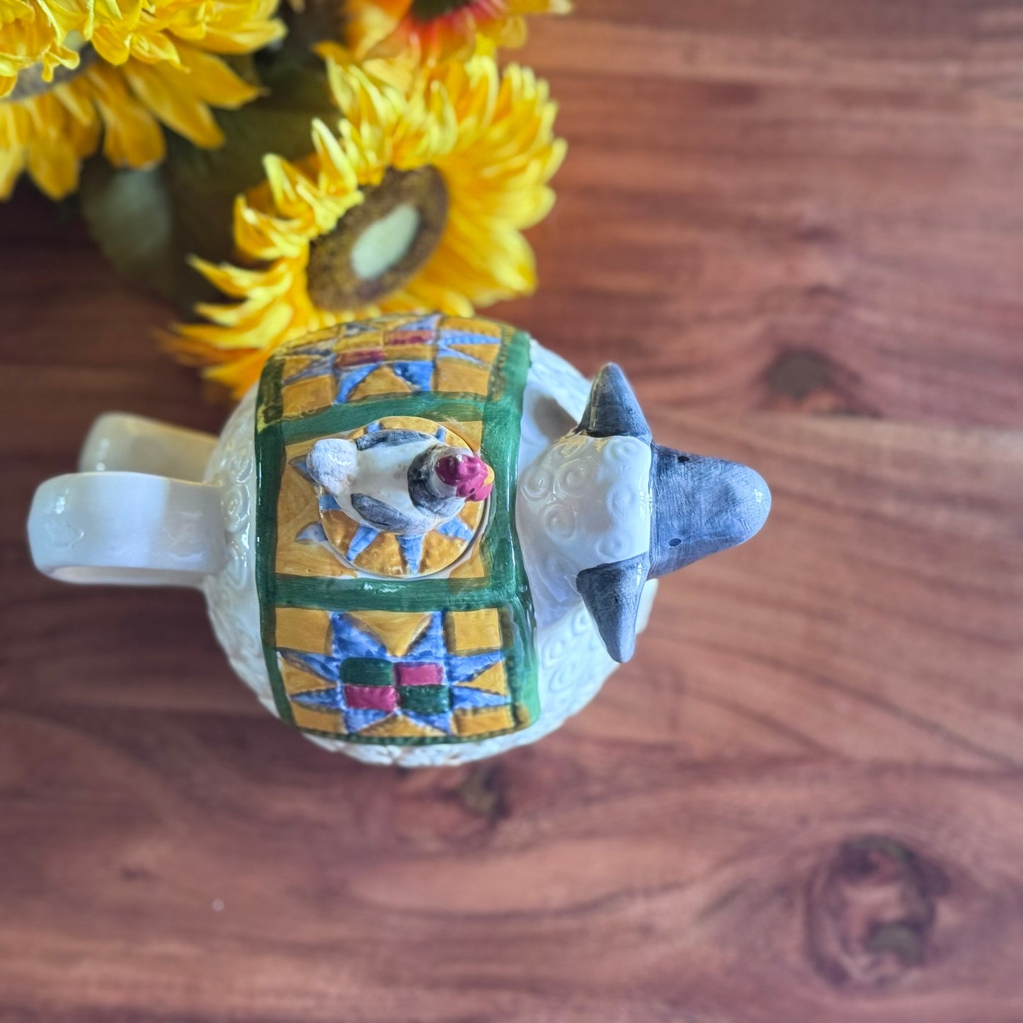 Sheep & Chicken - Barnyard Teapot/Cup