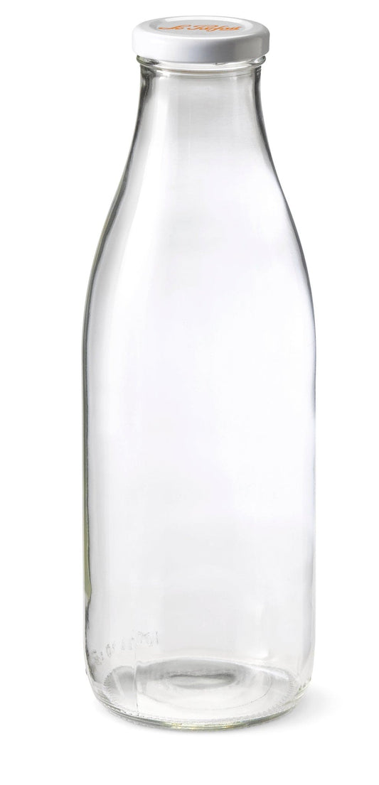 Le Parfait Milk Bottle 1l/32oz: Clear / Glass / 1000ml/32oz