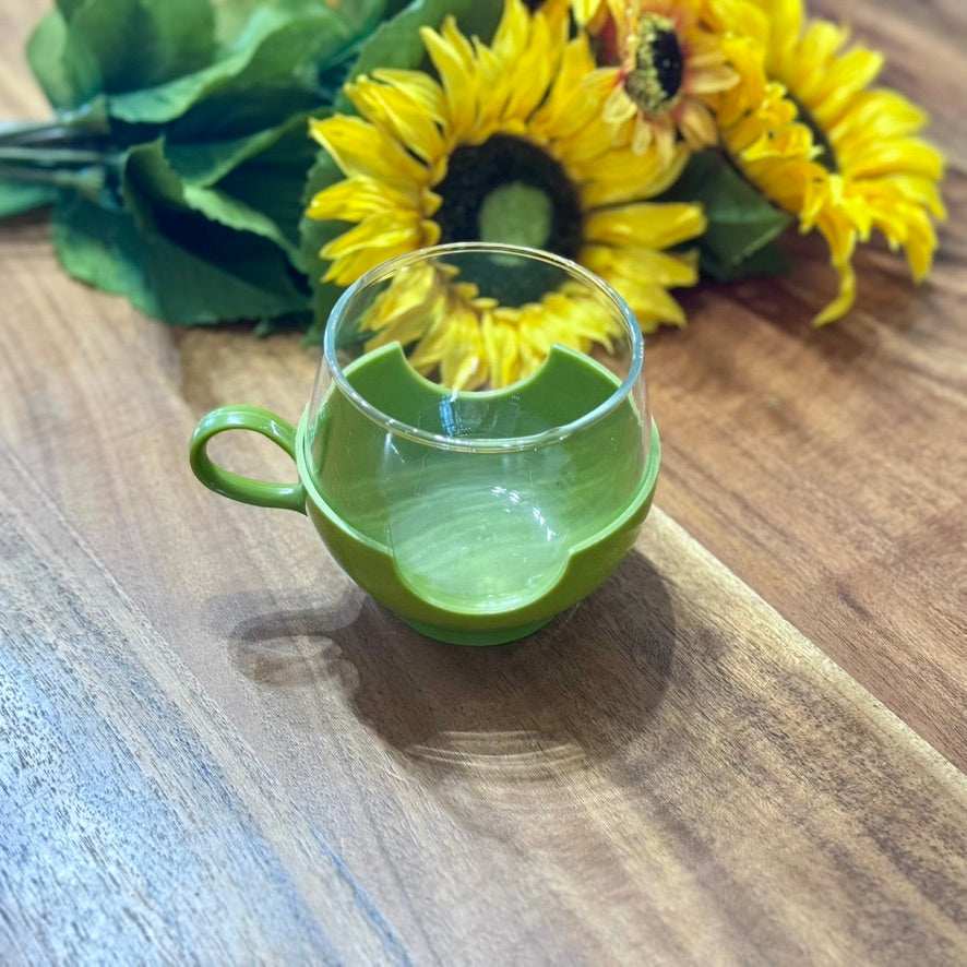 PYREX Avocado Green Glass Drinkup & Party Mug