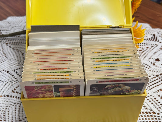 Boxed Betty Crocker Recipe Card Library