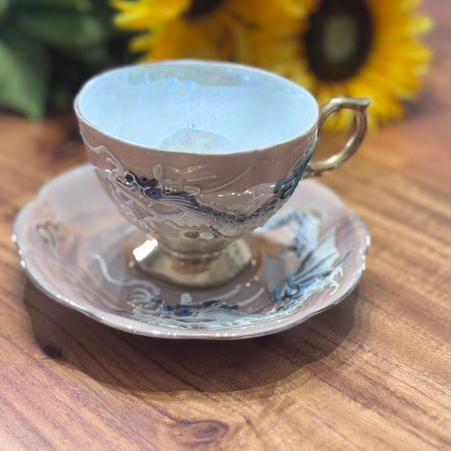 Shafford Japan 'Dragonware' Teacup & Saucer Set