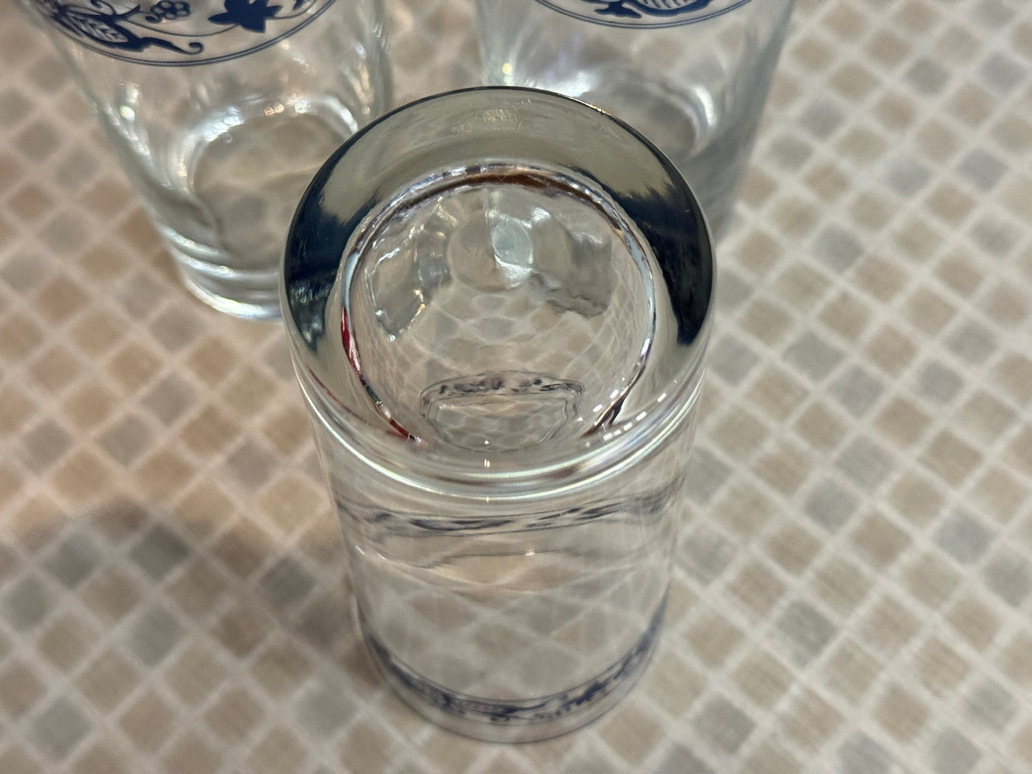 Corelle "Old Town Blue Onion" Tumbler Glasses
