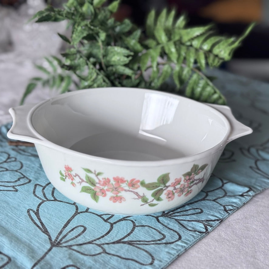 PYREX 'Cherry Blossom' Round Casserole Dish