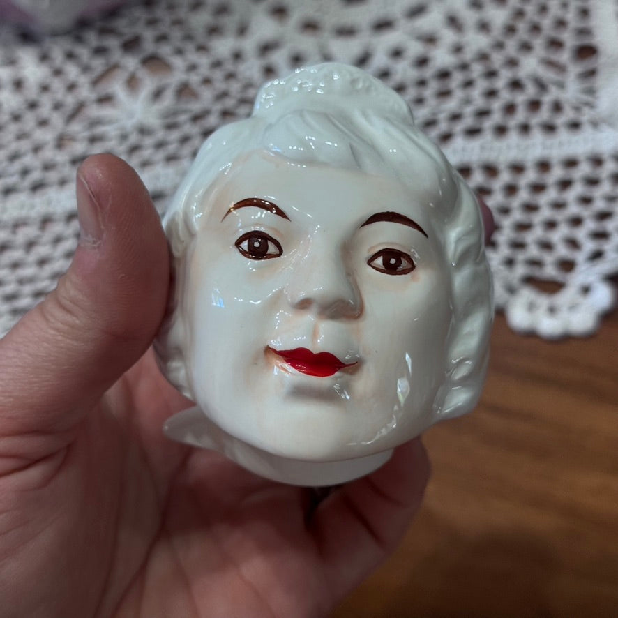 Vintage Ceramic Waitress Teapot