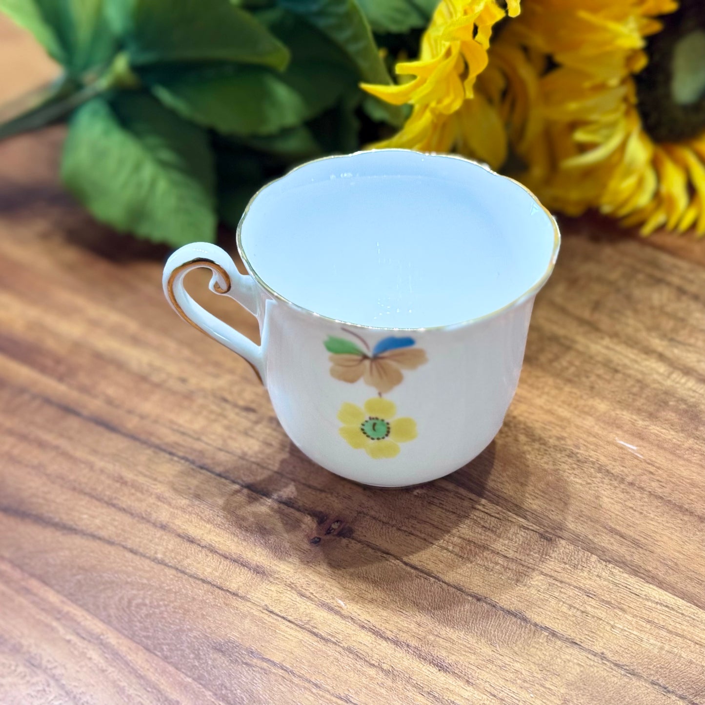 Tuscan England Floral Teacup & Saucer Set