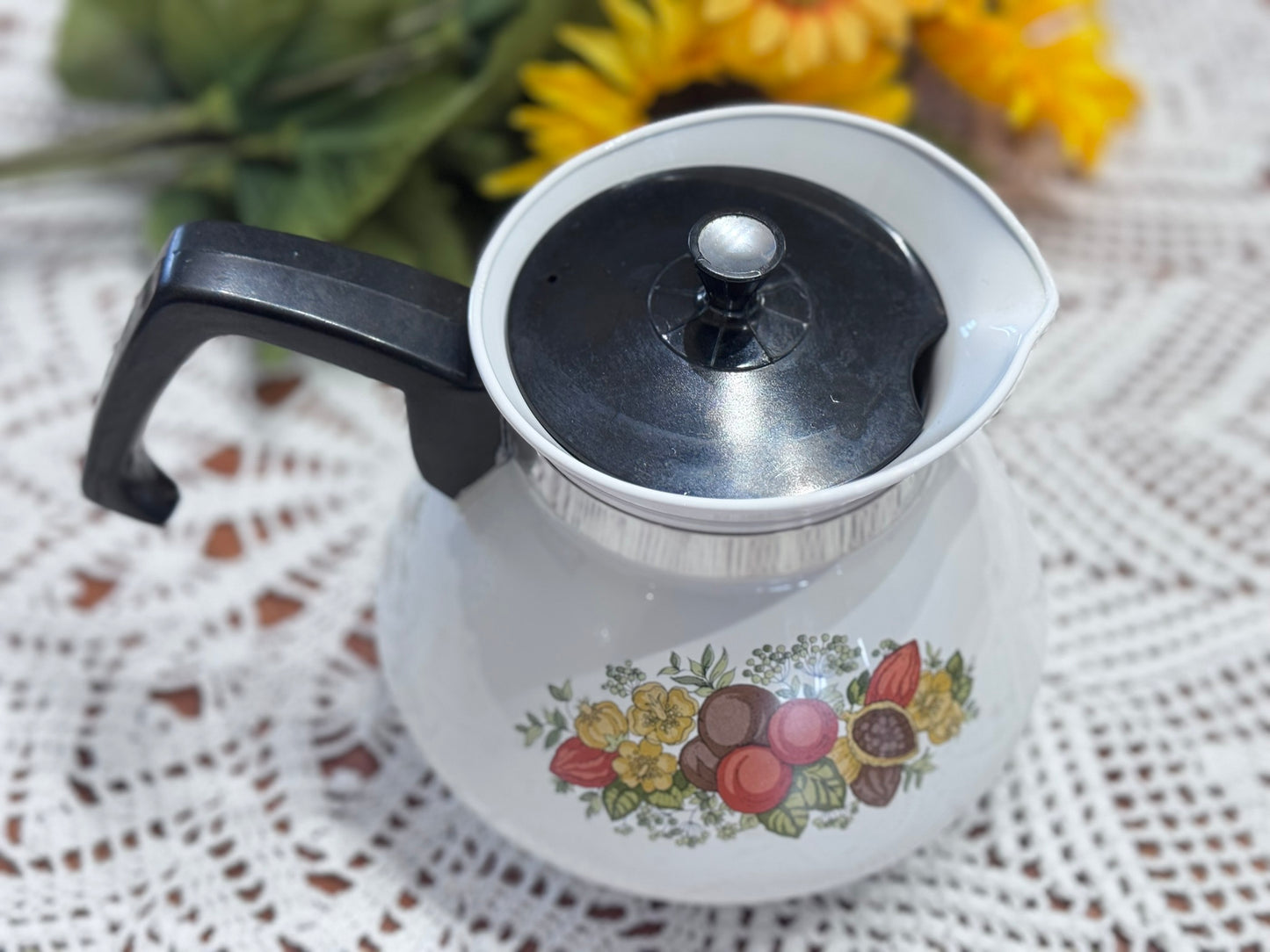 Corning Ware Spice of Life 6 Cup Teapot