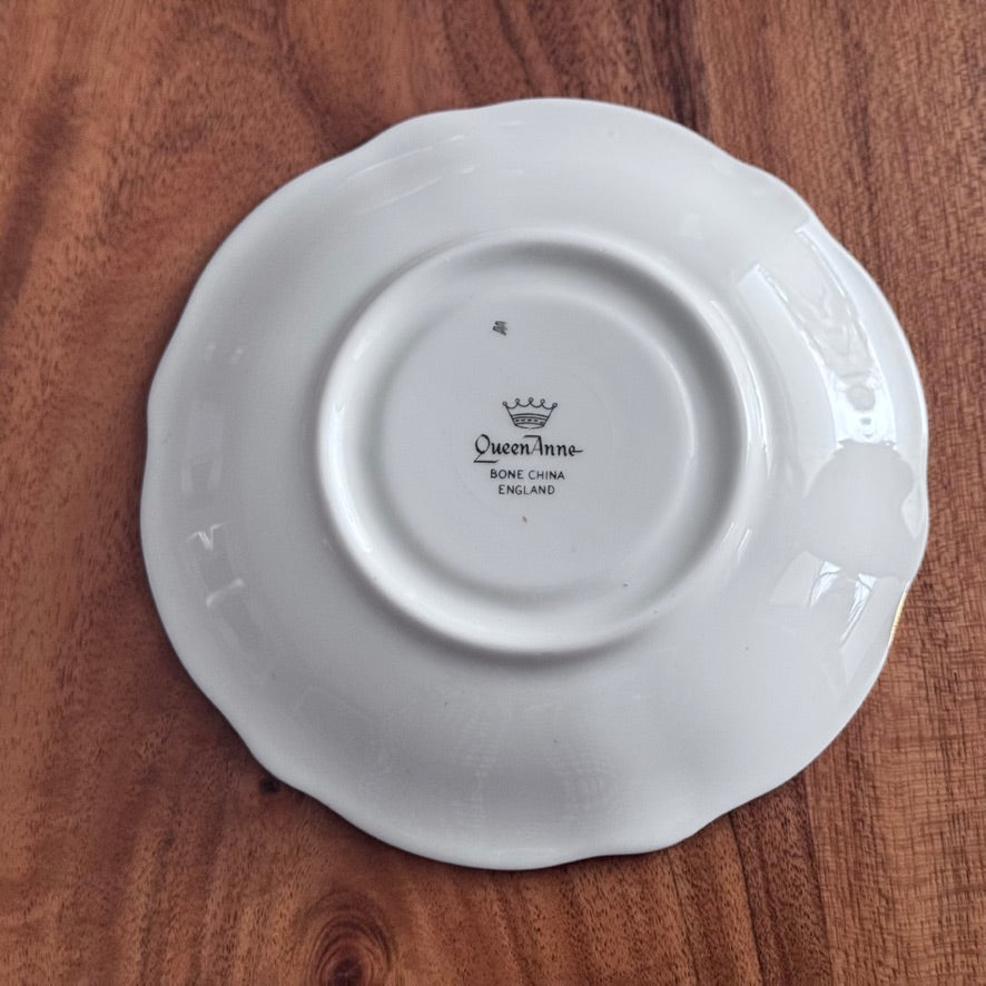 Queen Anne Rose China Teacup & Saucer