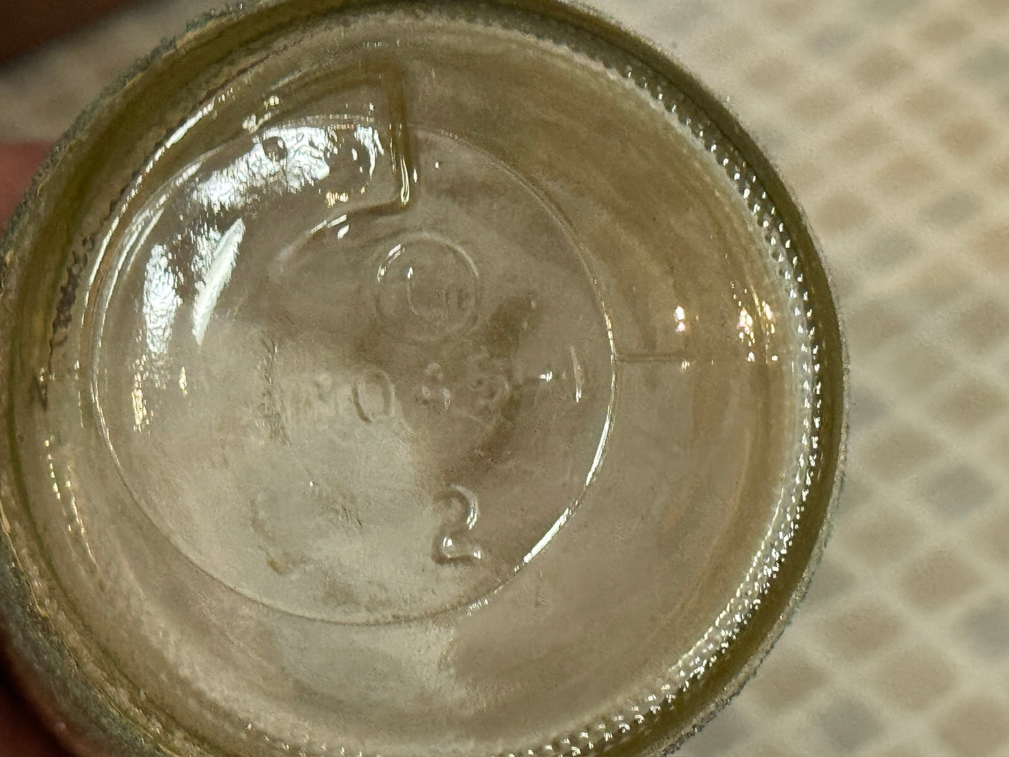 Vintage Kitten Sugar Frosted Glass Candle Holder