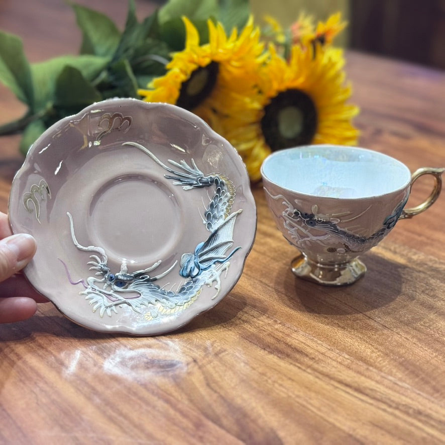 Shafford Japan 'Dragonware' Teacup & Saucer Set