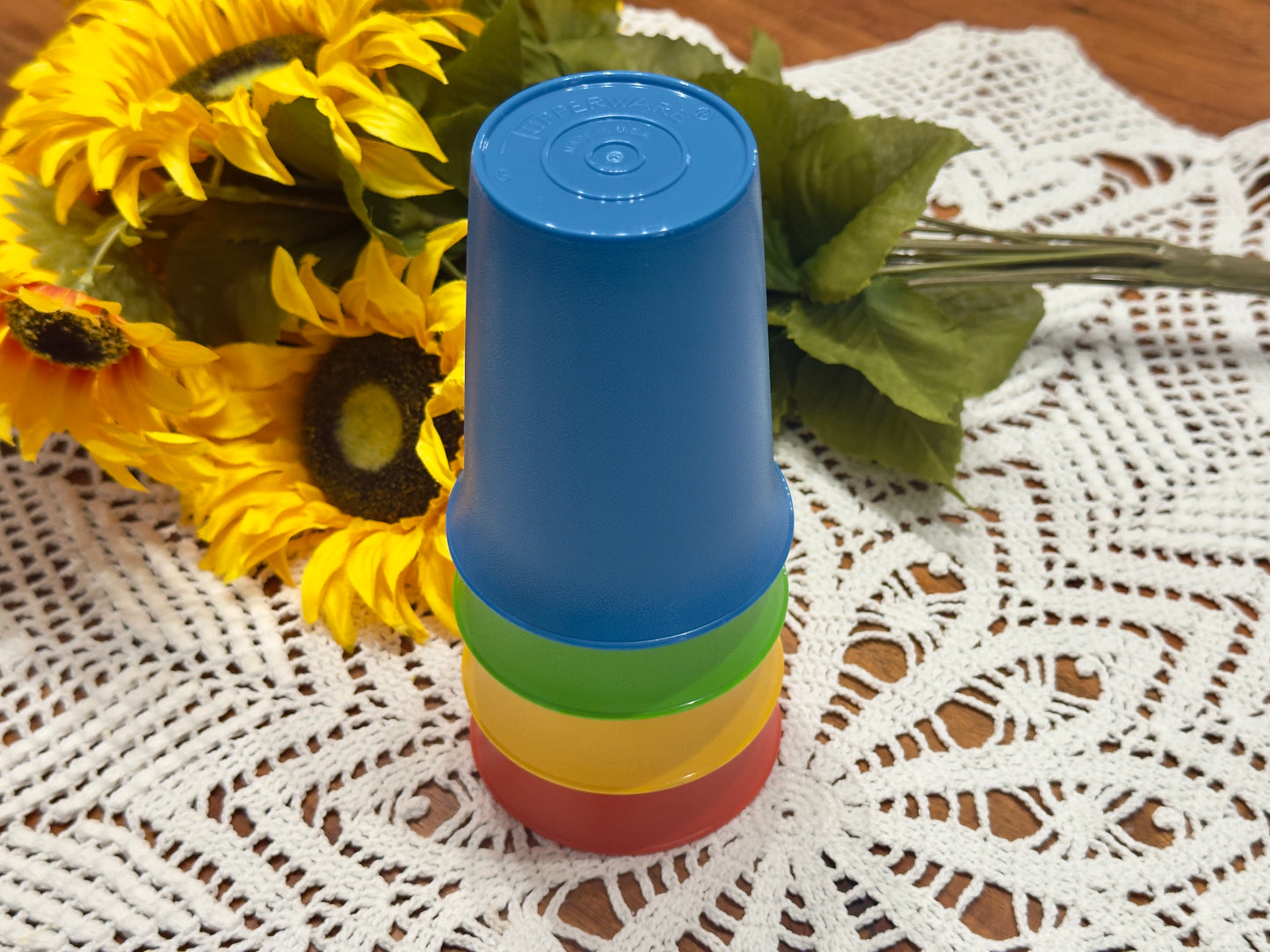 Tupperware 109 Nesting Tumblers