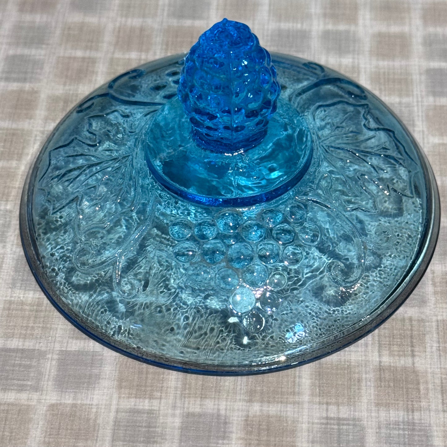 Blue Indiana Glass Candy Dish
