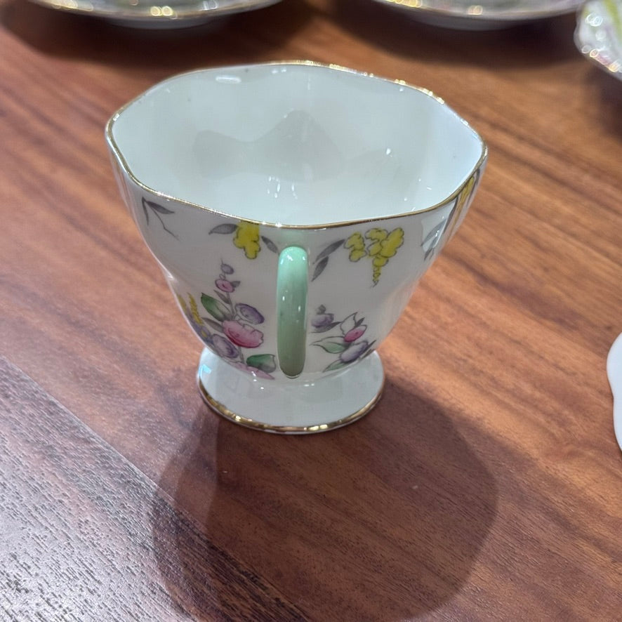 Foley Bone China Teacups and Saucers