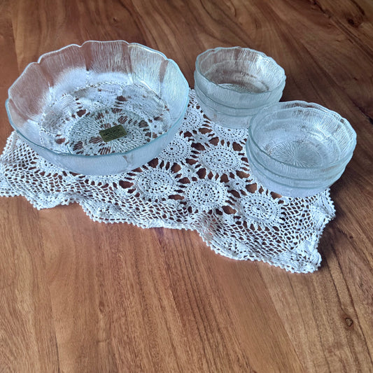 Arcoroc 'Fleur' Dessert/Salad Bowls