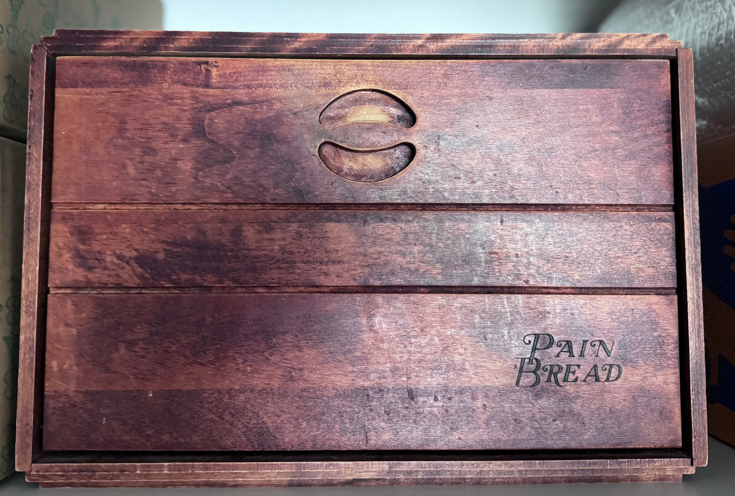 Vintage Wood Bread Box