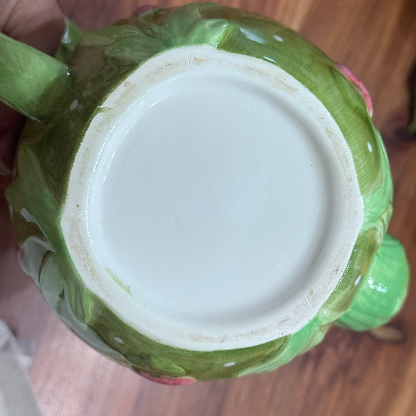 Frog Majolica Teapot