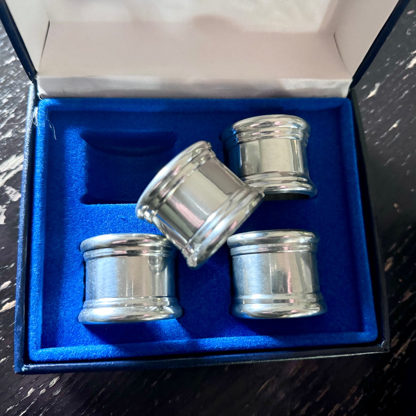 Kirk Pewter Napkin Rings