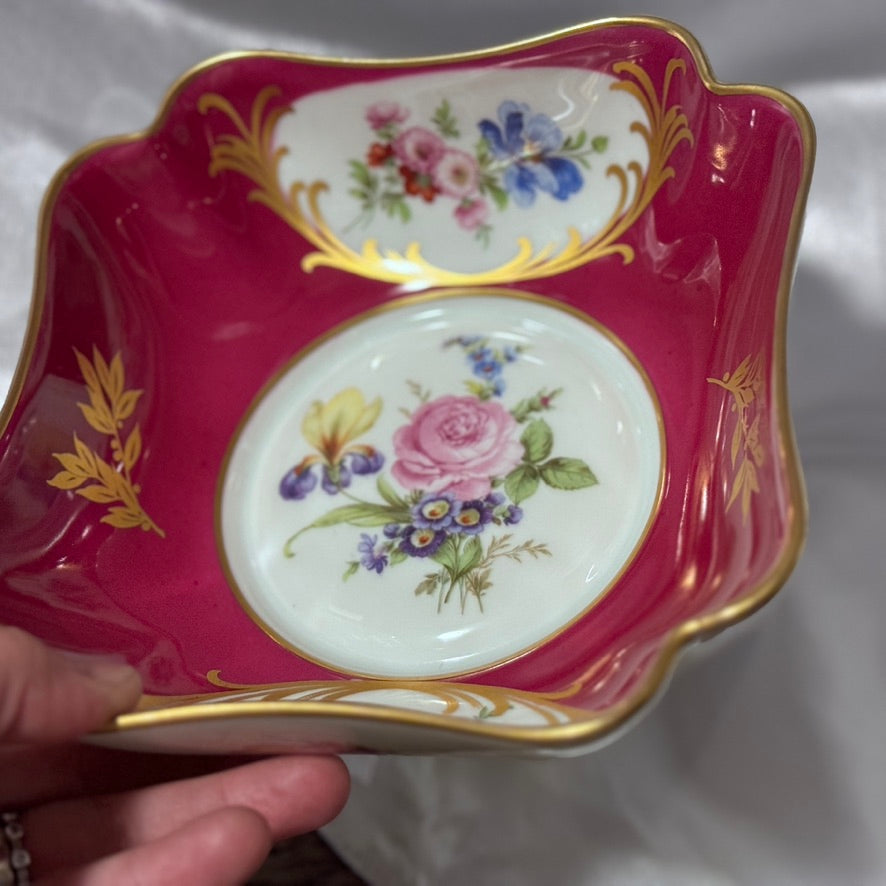 Limoges France Square Bowl